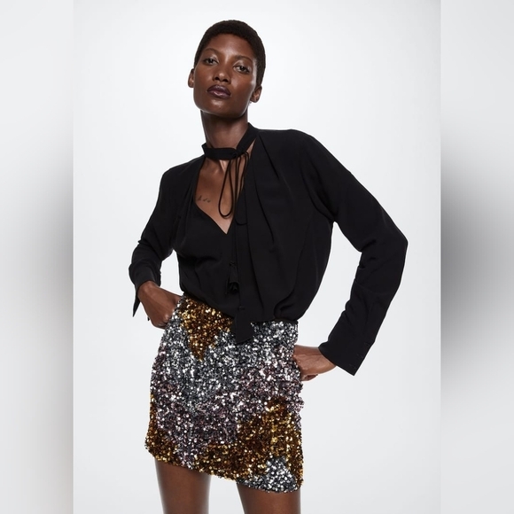 Mango Dresses & Skirts - Mango  [M] Sequin miniskirt